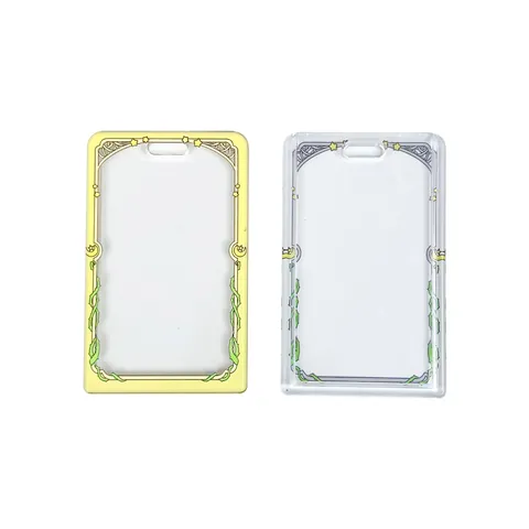Original Süßer Transparenter Stern Mond Schiebe Kartenhalter Mit Schlüsselband Studenten ID Badge Hülle Schulkarte Protektor Anti-verlust Schlüsselanhänger