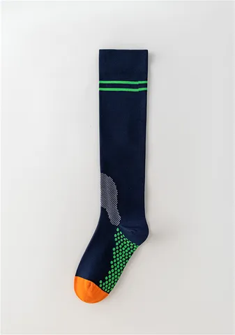 Chaussettes de Sport de Compression pour Femmes Athlétique Course Yoga Pression Graduée Mollet Nylon