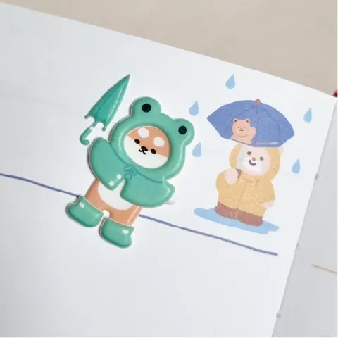 Cute Dog Dress-Up Puffy Foam Sticker Shiba Inu Pet Sticker For Phone Cup Journal Decal DIY Craft Stationery