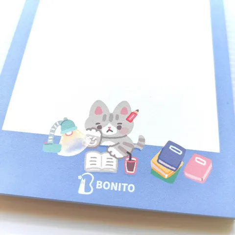 Blocco Note Creativo Gatto Cartone Animato Note Adesive Studente Carino Taccuino Portatile Forniture Scolastiche Ufficio