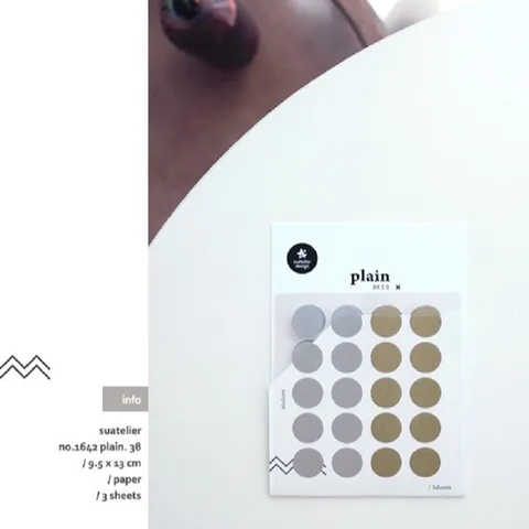 Koreanischer Stil Punkt Prägung Markierungsaufkleber Gold Silber Folie Dekorative Planer Tagebuch Schreibwaren Zubehör
