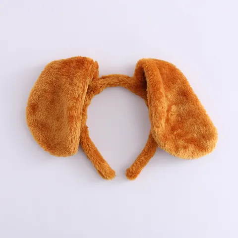 Enfants Mignon Peluche Chien Oreilles Bandeau Animal Anneau De Cheveux Pour Fête Jeu Performance Enfants Accessoires De Cheveux