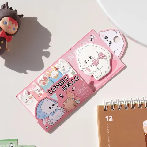 Cute Animal Sticky Notes Cartoon Memo Pads For School Office Decorative Student Stationery