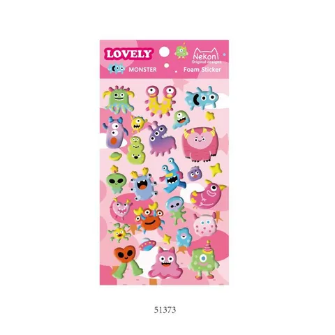 3D Foam Stickers Cute Cartoon Dinosaur Insect Butterfly Animal Decals Waterproof DIY Diary Phone Cup Decorative Sticker