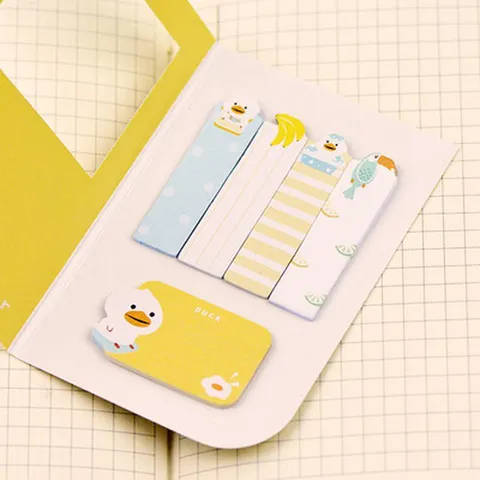 Cartoon Game Boy Style Sticky Notes Cute Animal Memo Pads Kawaii Memo Paper Student Stationery Sticky Notes Pad