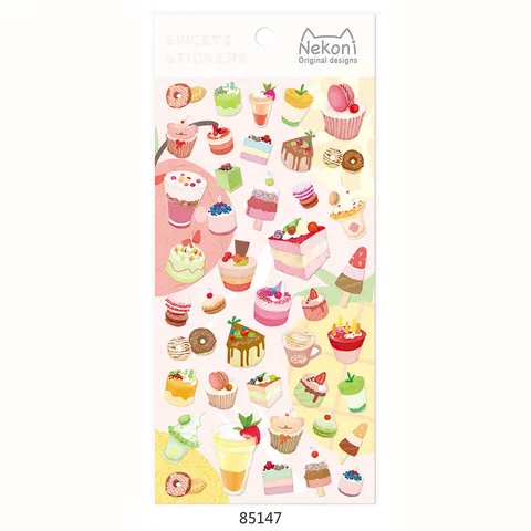 Pegatinas Decorativas Tema Viaje Sello Moda Comida Retro Lindo Diario Álbum Journal Scrapbooking DIY Manualidades