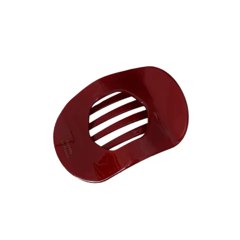 Koreaanse Stijl Platte Ronde Acetaat Haarklem Verdikte Holle Geometrische Marmeren Textuur Haarspeld Elegante Haaraccessoires Voor Vrouwen