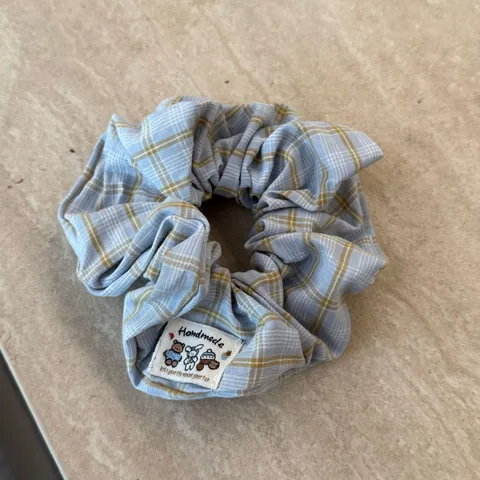 Süße Karierte Haargummis Stoff Haarbänder Elegant Gestreifte Stirnbänder Vintage Handgefertigter Haarschmuck Für Damen Mädchen