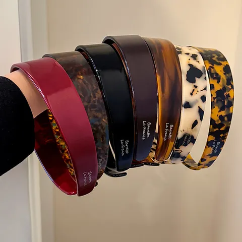 Vintage Acetat Breiter Haarreif Für Damen Eleganter Leopard Schildpatt Stirnband Hochwertiger Französischer Stil Haarschmuck