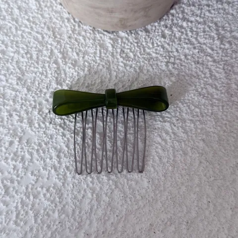 Elegant Acetate Bowknot Hair Comb For Women Korean Style Metal Teeth Insert Comb Side Clip Bangs Hair Accessories Decor