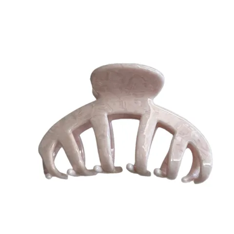 Vintage Cellulose Acetate Large Hair Claw Shark Clip Elegant Marble Tortoiseshell Hair Catch For Women Thick Hair Accessories
