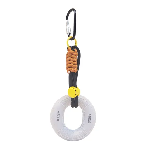 Creative Sporty Silicone Hand Grip Ring Keychain Pendant Stress Relief Bag Charm Multi Colors Backpack Hanging Ornament Key Ring For Gift Unisex