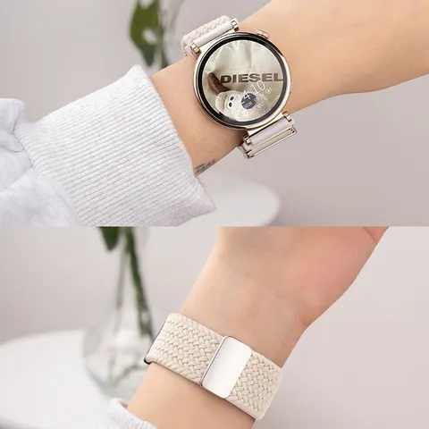 Cinturino per Orologio in Nylon Tessuto Elastico Chiusura Magnetica Cinturino di Ricambio Sportivo Accessori Smartwatch