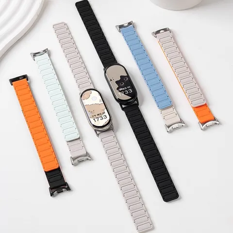 Cinturino Smartwatch Magnetico in Silicone Cinturino di Ricambio alla Moda per Accessori
