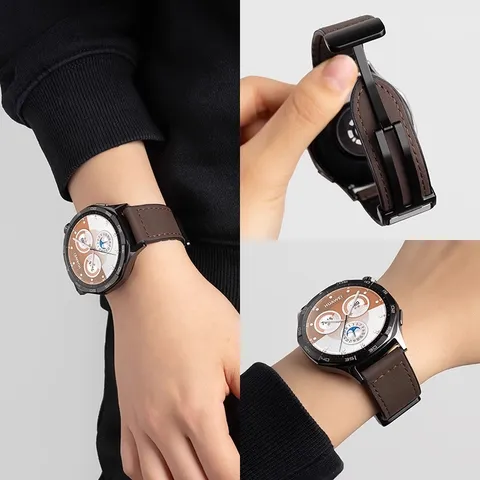 Cinturino di Ricambio Universale in Silicone con Fibbia Magnetica per Smartwatch Motivo Crazy Horse