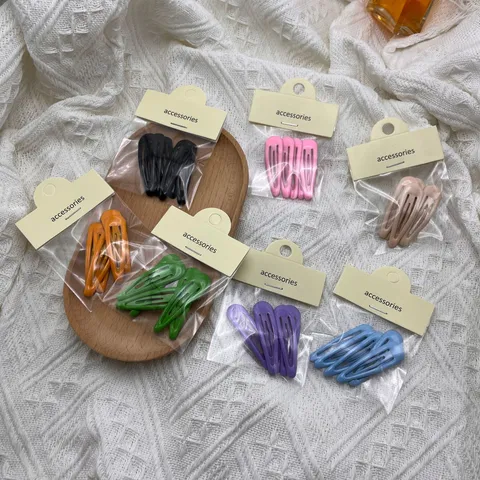 Carino Dolce Fresco Forcine di Metallo Colorate Semplici Fermagli Laterali per Frangia Accessori per Donne e Ragazze