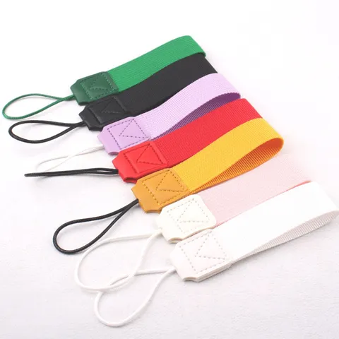 Portable Coffee Cup Lanyard Imitation Nylon Webbing Strap Water Bottle Handle Hand Strap Portable Daily Accessories