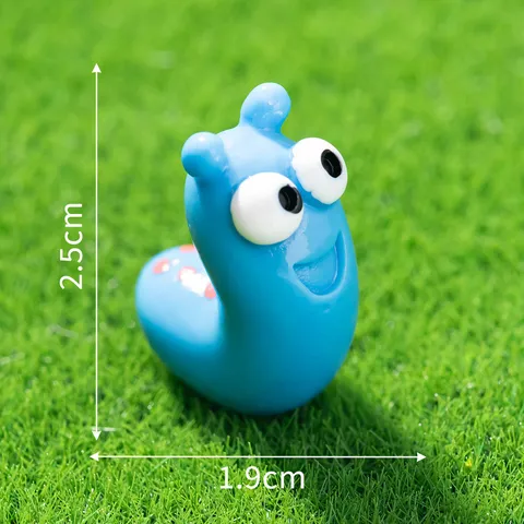 Resin Micro Landscape Miniature Insect Figurine Cute Cartoon Animal Grasshopper Frog Bee Spider Ornament DIY Garden Decor