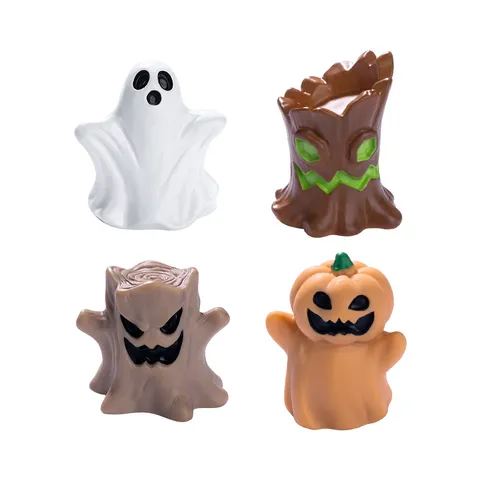 Adornos de Resina de Micropasaje de Halloween Lindos Fantasmas Calabaza Figura en Miniatura Decoración DIY Accesorios de Fiesta