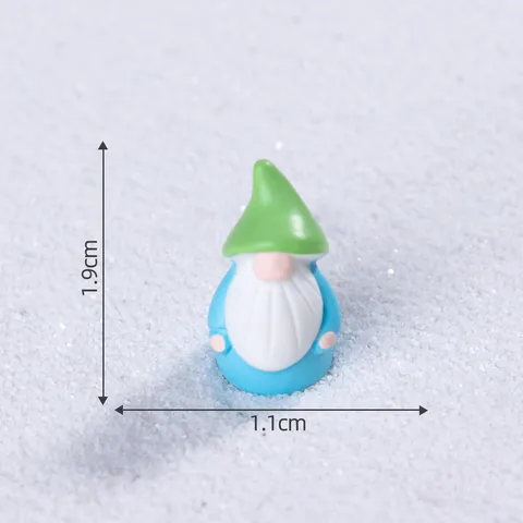 Miniature Christmas Halloween Gnome Resin Figurines Santa Claus Snowman House Decor Mini Micro Landscape Ornaments DIY