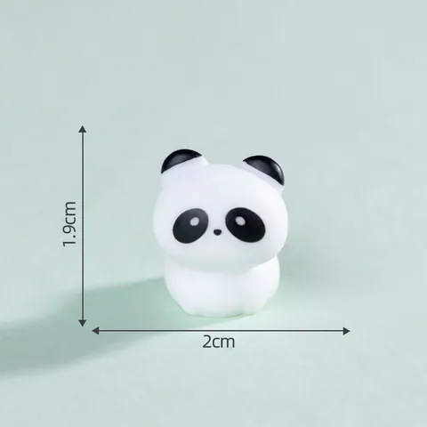 Lindas Figuras de Animales de Resina Miniatura Decoración de Micro Paisaje de Musgo Artesanía de Dibujos Animados Ornamentos de Escritorio Juguetes de Animales Pequeños