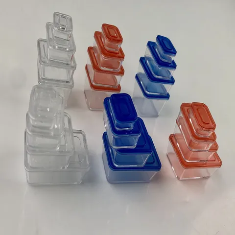 Casa de Muñecas Miniatura Caja de Juego de Comida Transparente Simulación Cocina Caja Bento Fresca Modelo Accesorios de Casa de Muñecas