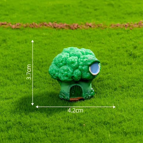 Micropaisaje Resina Miniatura Fruta Vegetal Casa Creativa DIY Jardín de Hadas Decoración Terrario Adorno