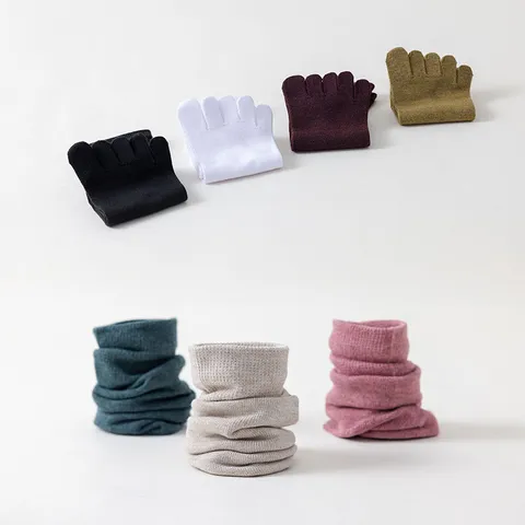 Japanese Style Five Toe Socks Unisex Retro Cotton Mid Tube Yoga Fitness Socks Couple Casual Sports Socks