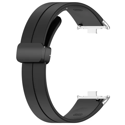 Cinturino di Ricambio per Smartwatch in Silicone Fibbia Magnetica Pieghevole Banda Morbida Accessori