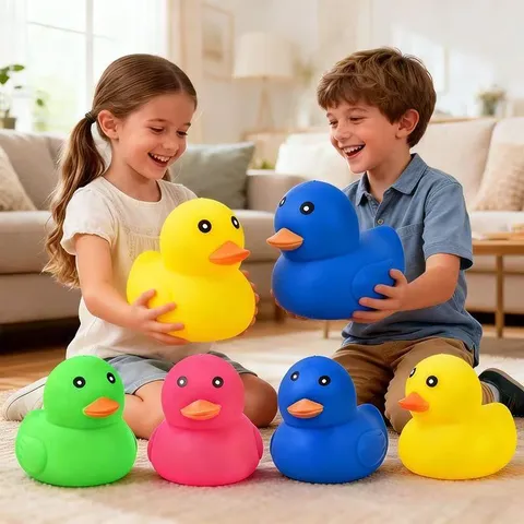 Große TPR Ente Squishy Spielzeug Karikatur Tier Stressabbau Langsam Rebound Squeeze Vent Spielzeug Für Kinder Erwachsene Alltägliche Lässige Haus Dekoration