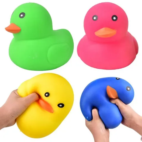 Große TPR Ente Squishy Spielzeug Karikatur Tier Stressabbau Langsam Rebound Squeeze Vent Spielzeug Für Kinder Erwachsene Alltägliche Lässige Haus Dekoration