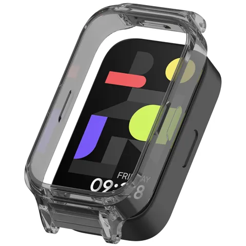 Schutzhülle Für Redmi Band 3 Mi Band 9 Active Antisturz PC Smartwatch Abdeckung Klar Schwarz Weiß Zubehör