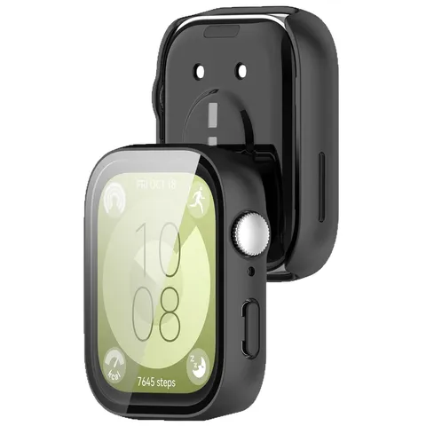TPU Beschermhoes Met Gehard Glas Screen Protector Voor Huawei Watch Fit 4 All-Inclusive Valbestendige Horlogehoes