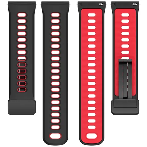 Cinturino di Ricambio in Silicone per Xiaomi Watch S5 S4 S3 Bicolore Fibbia Pieghevole Magnetica Accessori per Smartwatch