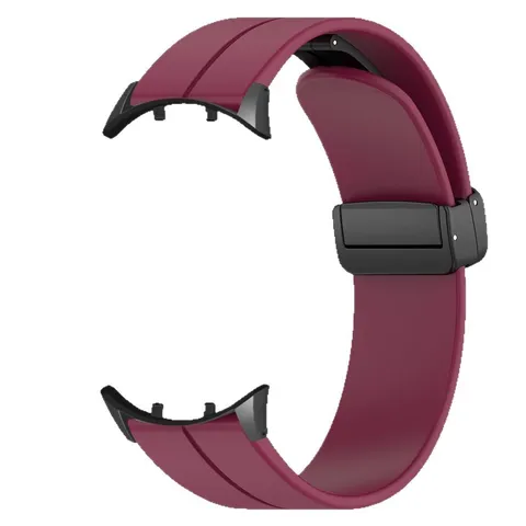 Cinturino per Orologio in Silicone con Fibbia Pieghevole Magnetica per Vivo Watch 5 Cinturino di Ricambio