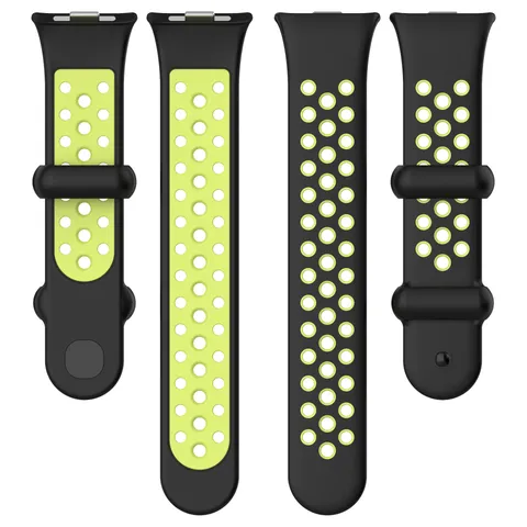 Bracelet de Montre de Rechange en TPU Pour Xiaomi Smart Band 8 Pro 9 Pro Bicolore Respirant Sport Accessoires