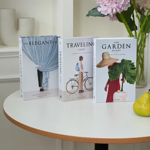 Minimalist Decorative Fake Books Modern Foldable Book Prop Artistic Magazine Design Coffee Table Home Ornament