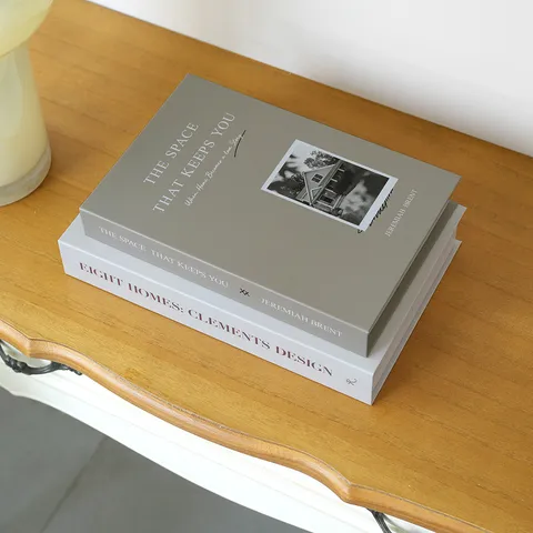 Modern Minimalist Decorative Fake Book Model Foldable English Simulation Book Tabletop Ornament Study Room Home Decor Display