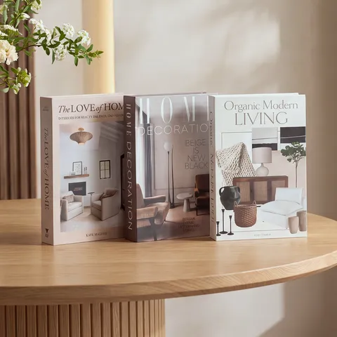 Nordic Minimalist Decorative Fake Book Box Modern Coffee Table Book Ornament For Hotel Living Room Home Decor