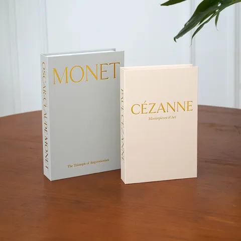 Decorative Book Set Foldable Fake Books For Home Decor Modern Minimalist Simulation Book Models Coffee Table Display