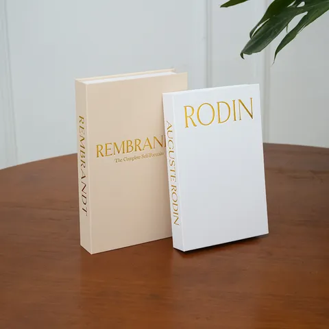 Decorative Book Set Foldable Fake Books For Home Decor Modern Minimalist Simulation Book Models Coffee Table Display