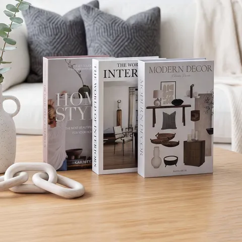 Modern Minimalist Decorative Book Box Folding Fake Book Ornament For Living Room Coffee Table Home Decor