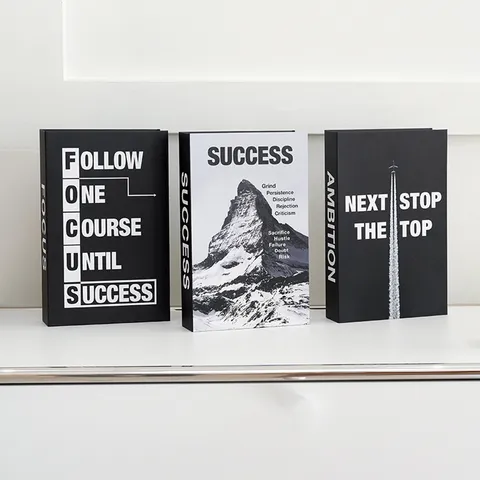 Modern Minimalist Decorative Fake Book Ornament Foldable Simulation Book Model For Office Coffee Table Home Decor