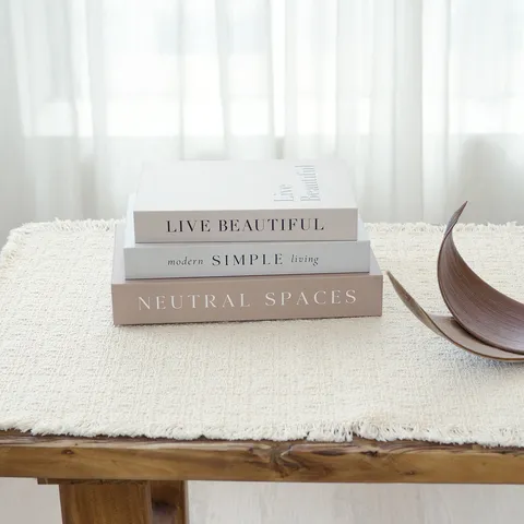 Modern Minimalist Decorative Fake Book Ornament Foldable Cardboard Book Model For Coffee Table Bookshelf Home Office Decor
