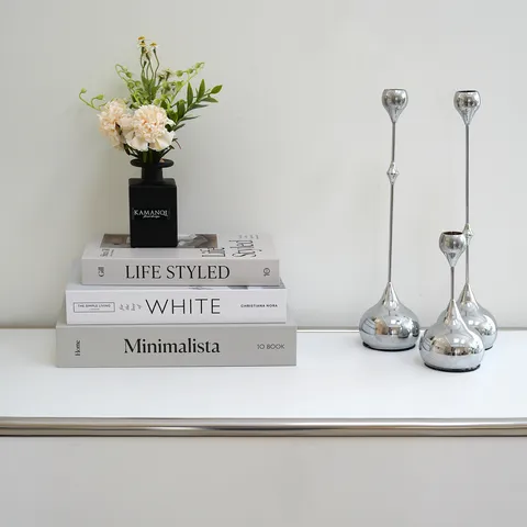 Modern Minimalist Decorative Fake Book Storage Boxes Openable Simulation Book Models 3-Piece Set Home Table Decor
