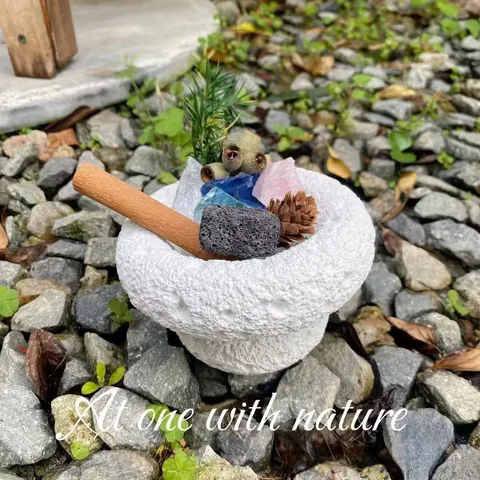 Diffusore Senza Fiamma in Pietra Vulcanica di Cristallo per Aromaterapia Olio Essenziale Casa Camera da Letto Scrivania Fragranza Scatola Regalo