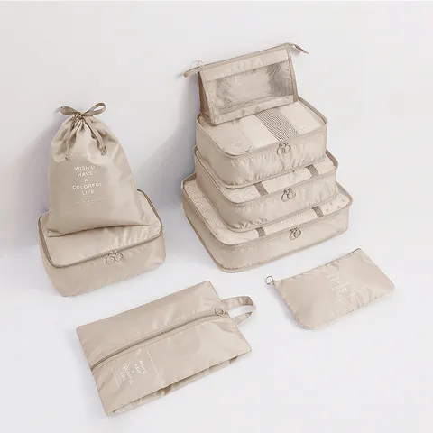 Reis Opbergtassen Opvouwbare Bagage Organizer Waterdichte Pakcubes Kleding Sorteerzakjes Voor Op Reis