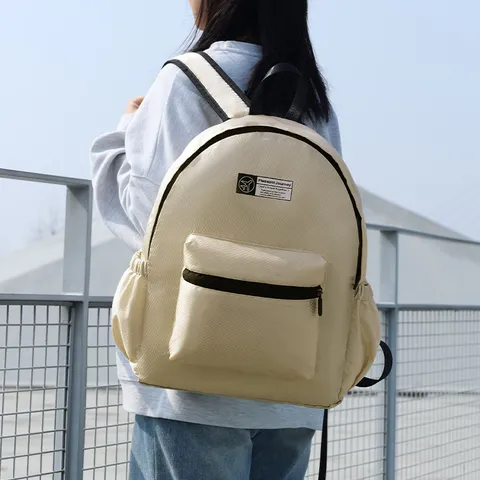 Mochila de Viaje Plegable Impermeable Gran Capacidad Casual Patrón de Diamantes Bolsa de Almacenamiento de Equipaje para Mujeres Hombres