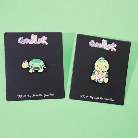 Cute Cartoon Turtle Brooch Alloy Enamel Lapel Pin Badge Fashion Shirt Backpack Clothes Accessories Jewelry