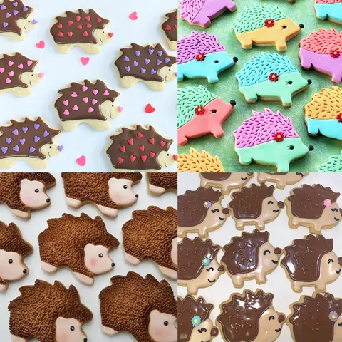 Igel Form Edelstahl Keksausstecher Metall Fondant Backform Ton Formwerkzeug Küchenhelfer